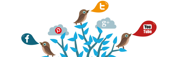 Social media logo's