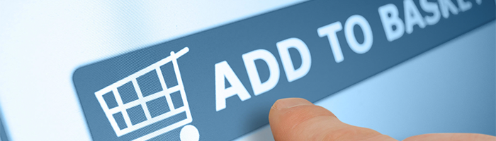Add to basket knop voor de online retail