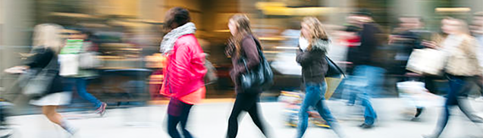Winkelstraat dat een beeldspraak is voor 360 graden klantbeeld bij CRM selectie